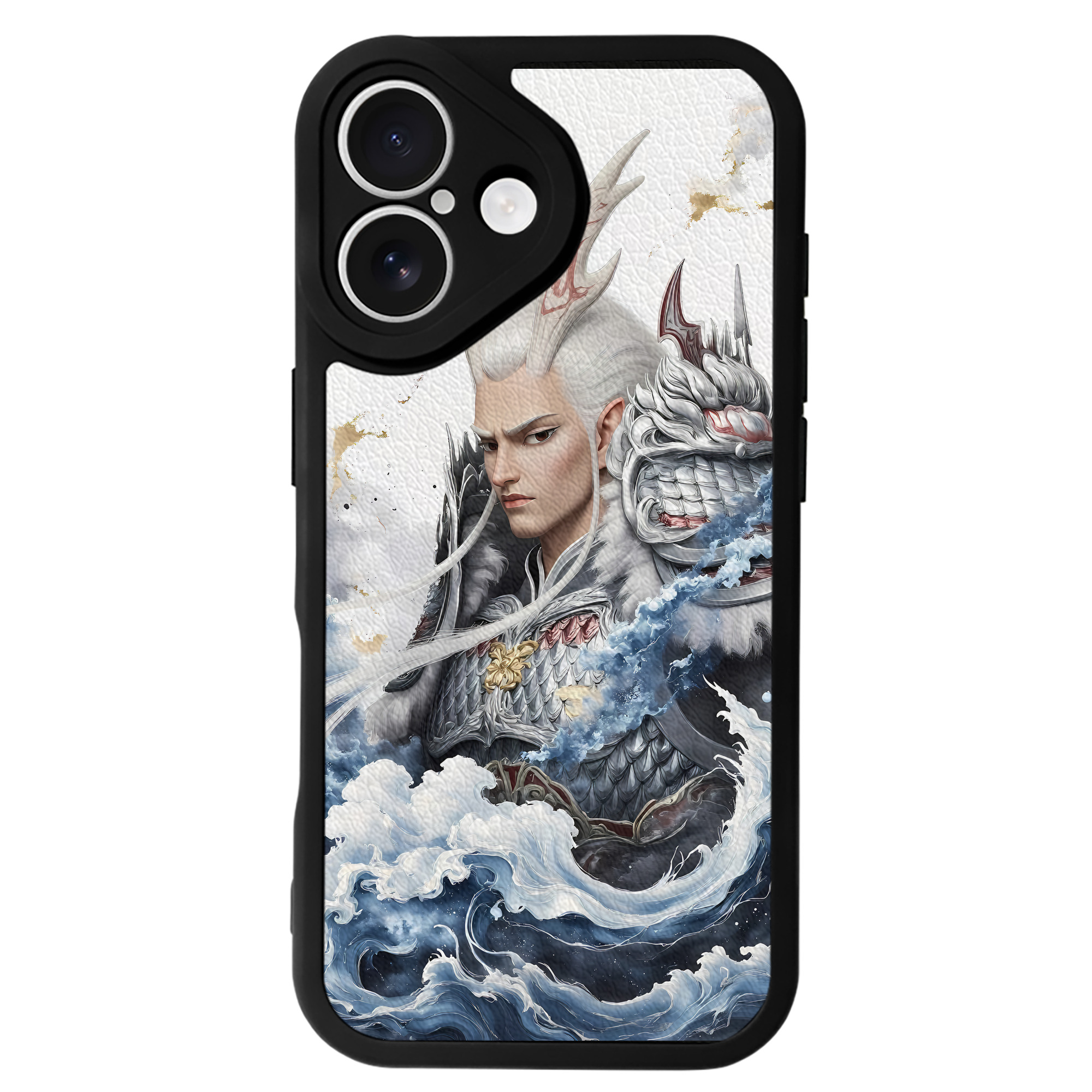 （画像用） Ne Zha 2 ナタ 魔童の大暴れ 【iPhone 16シリーズ対応】シリコンスマホケース（レザー調） 材質：シリコン